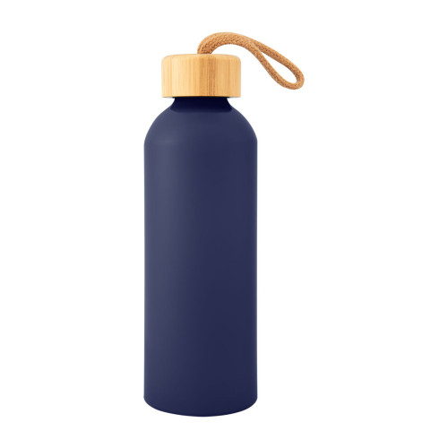 25 Oz. Full Color Blaire Recycled Aluminum Bottle With Bamboo Lid