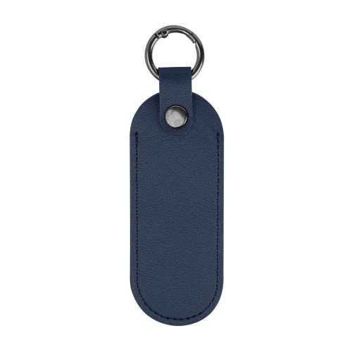 Bates Leatherette Key Tag With Carabiner