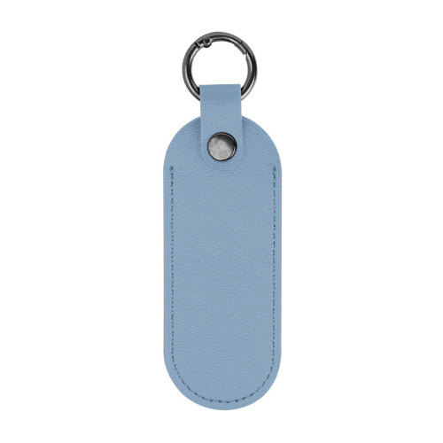 Bates Leatherette Key Tag With Carabiner