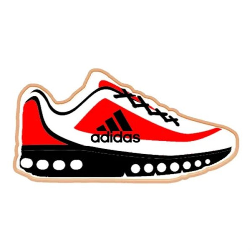 Sneaker Shaped Logo Sugar Cookie