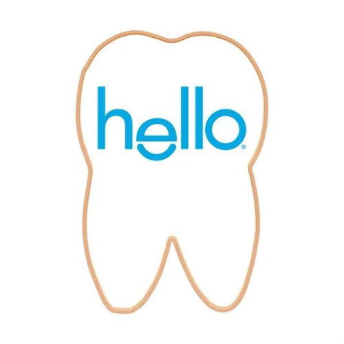 4" Tooth Shaped Logo Sugar Cookie