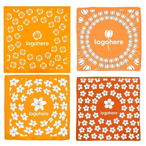 MOQ 100 PCS Custom Cotton Bandana Head Scarf