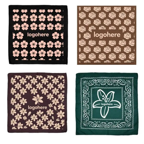 MOQ 100 PCS Custom Cotton Bandana Head Scarf
