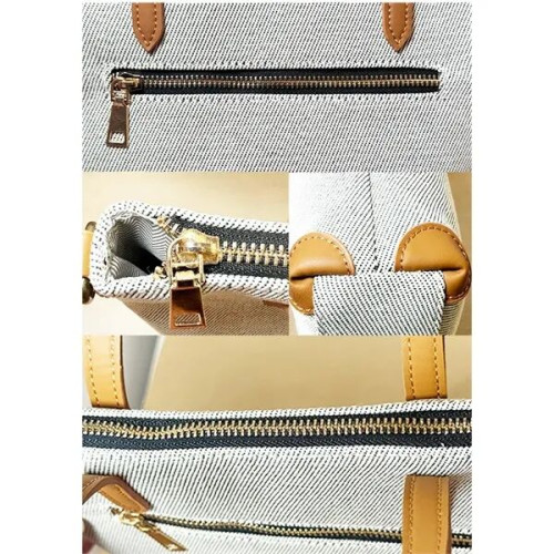 Professional Dual-Carry Tote with Reinforced Leather Corners