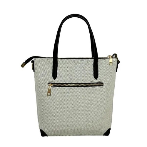 Professional Dual-Carry Tote with Reinforced Leather Corners