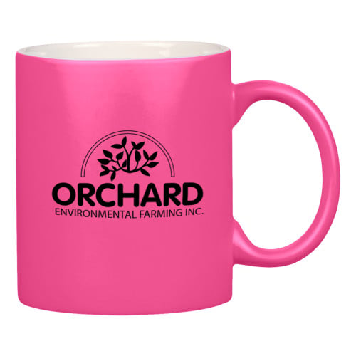 11 Oz. Neon Mug With C-Handle