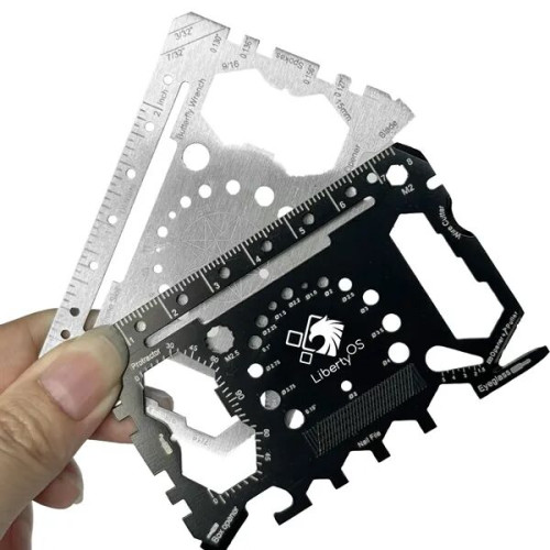 GearCard 46-in-1 Tool Card - Stainless Steel Multi-Tool
