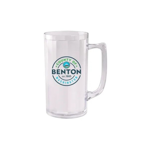 5 Oz Plastic Fluted Beer Mug Sampler with Handle 
