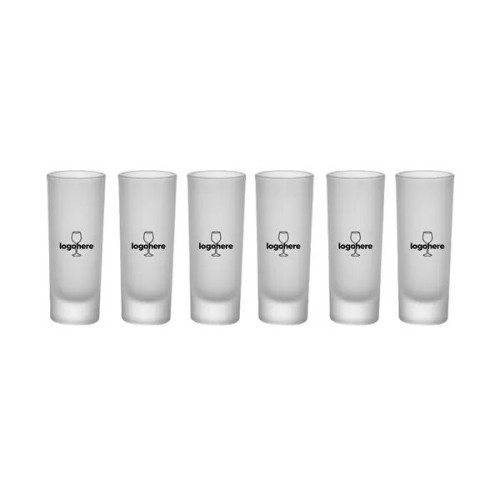 Pack of 6 Frosted Shot Glass