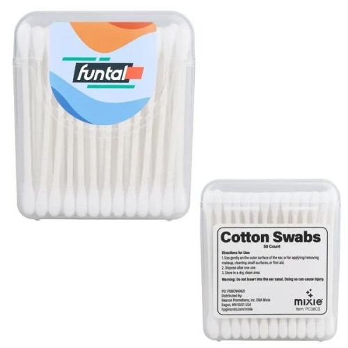 Cutetips Cotton Swabs: 50 Pack