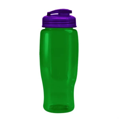 Garyline® Poly+ Recycled Bottle with Flip-Top Lid - 27 oz.