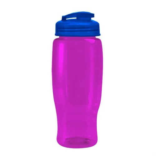 Garyline® Poly+ Recycled Bottle with Flip-Top Lid - 27 oz.