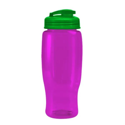 Garyline® Poly+ Recycled Bottle with Flip-Top Lid - 27 oz.