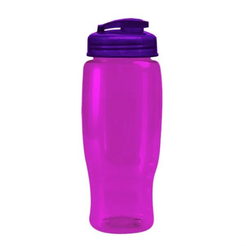 Garyline® Poly+ Recycled Bottle with Flip-Top Lid - 27 oz.