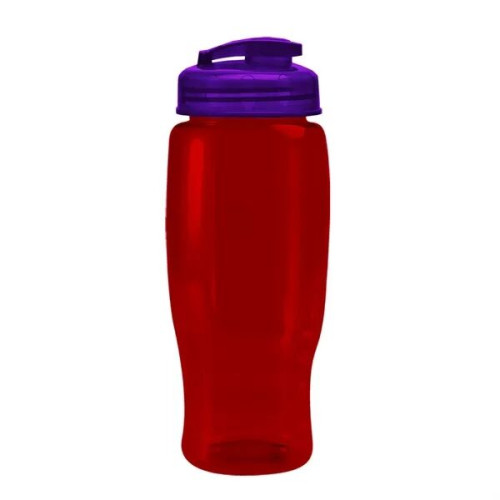 Garyline® Poly+ Recycled Bottle with Flip-Top Lid - 27 oz.