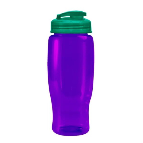 Garyline® Poly+ Recycled Bottle with Flip-Top Lid - 27 oz.