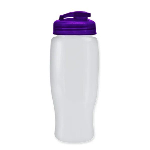 Garyline® Poly+ Recycled Bottle with Flip-Top Lid - 27 oz.