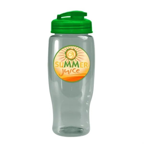 Garyline® Poly+ Recycled Bottle with Flip-Top Lid - 27 oz.