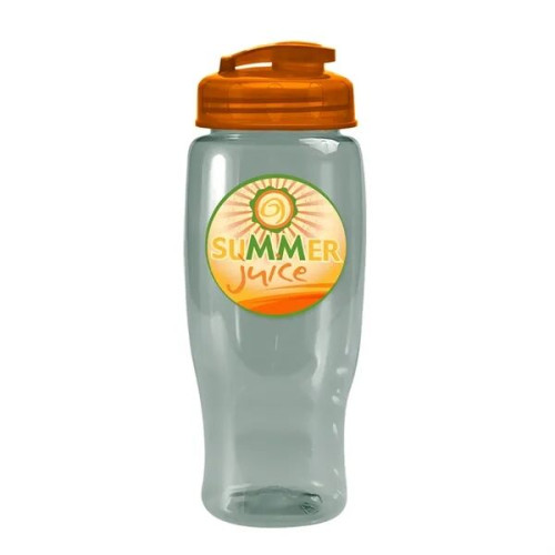 Garyline® Poly+ Recycled Bottle with Flip-Top Lid - 27 oz.