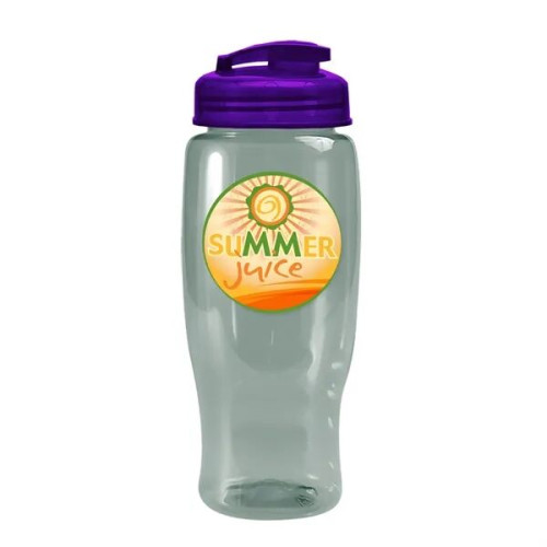 Garyline® Poly+ Recycled Bottle with Flip-Top Lid - 27 oz.