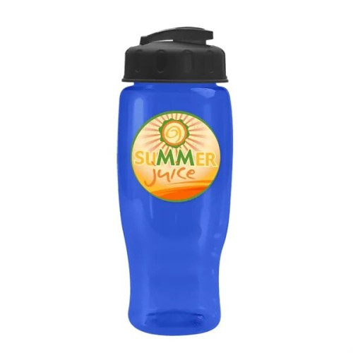 Garyline® Poly+ Recycled Bottle with Flip-Top Lid - 27 oz.