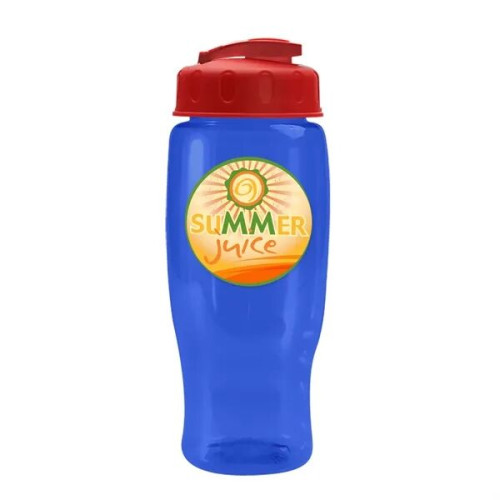 Garyline® Poly+ Recycled Bottle with Flip-Top Lid - 27 oz.