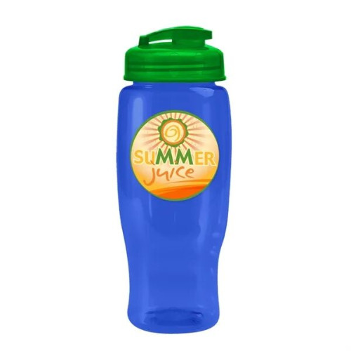Garyline® Poly+ Recycled Bottle with Flip-Top Lid - 27 oz.