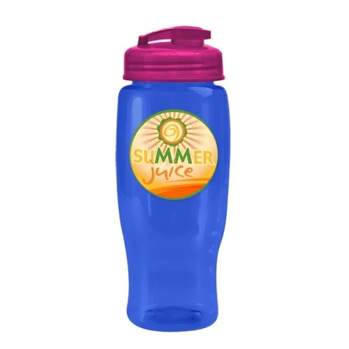Garyline® Poly+ Recycled Bottle with Flip-Top Lid - 27 oz.