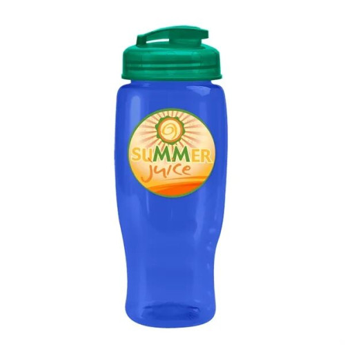 Garyline® Poly+ Recycled Bottle with Flip-Top Lid - 27 oz.