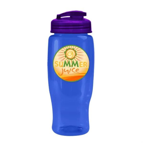 Garyline® Poly+ Recycled Bottle with Flip-Top Lid - 27 oz.