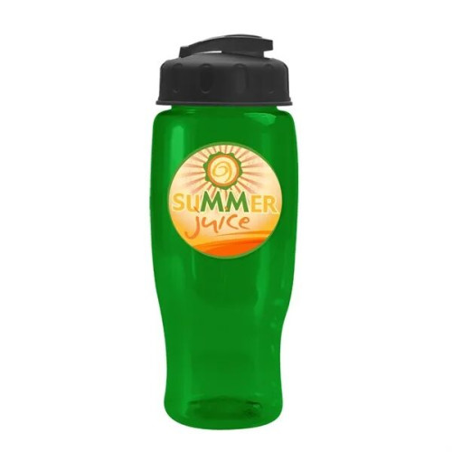 Garyline® Poly+ Recycled Bottle with Flip-Top Lid - 27 oz.