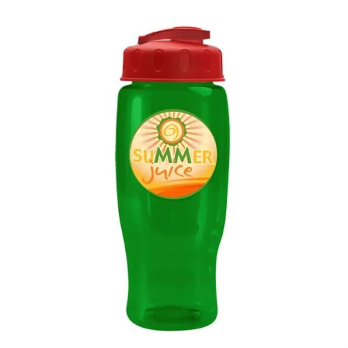 Garyline® Poly+ Recycled Bottle with Flip-Top Lid - 27 oz.