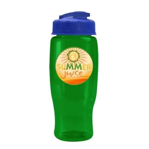 Garyline® Poly+ Recycled Bottle with Flip-Top Lid - 27 oz.