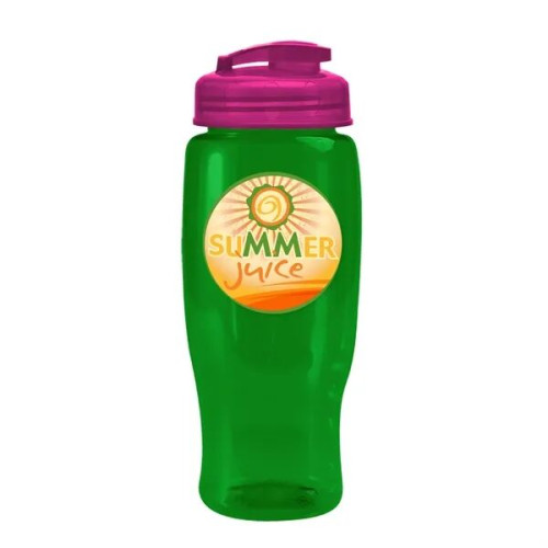 Garyline® Poly+ Recycled Bottle with Flip-Top Lid - 27 oz.