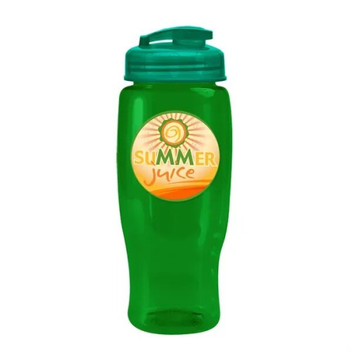 Garyline® Poly+ Recycled Bottle with Flip-Top Lid - 27 oz.