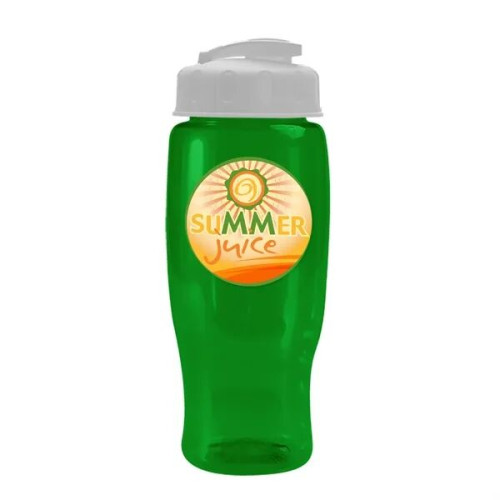 Garyline® Poly+ Recycled Bottle with Flip-Top Lid - 27 oz.