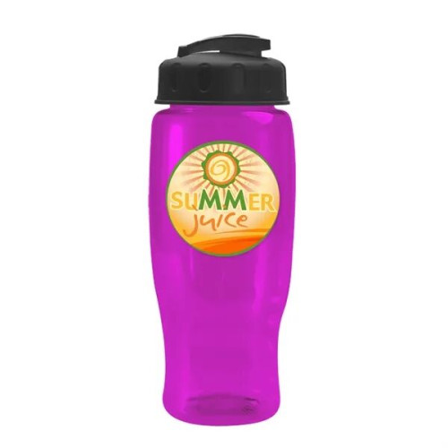 Garyline® Poly+ Recycled Bottle with Flip-Top Lid - 27 oz.