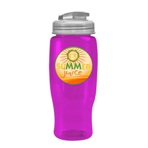 Garyline® Poly+ Recycled Bottle with Flip-Top Lid - 27 oz.