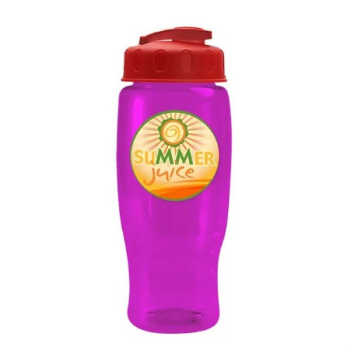 Garyline® Poly+ Recycled Bottle with Flip-Top Lid - 27 oz.