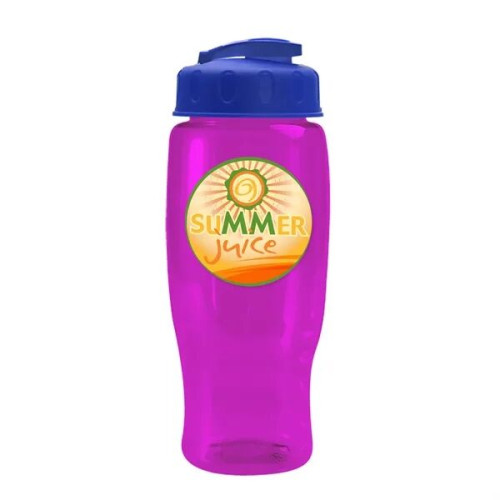 Garyline® Poly+ Recycled Bottle with Flip-Top Lid - 27 oz.