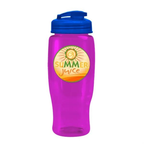 Garyline® Poly+ Recycled Bottle with Flip-Top Lid - 27 oz.