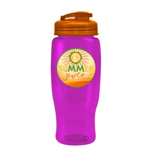Garyline® Poly+ Recycled Bottle with Flip-Top Lid - 27 oz.