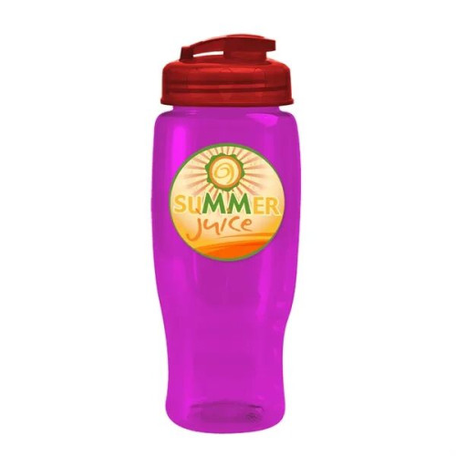 Garyline® Poly+ Recycled Bottle with Flip-Top Lid - 27 oz.