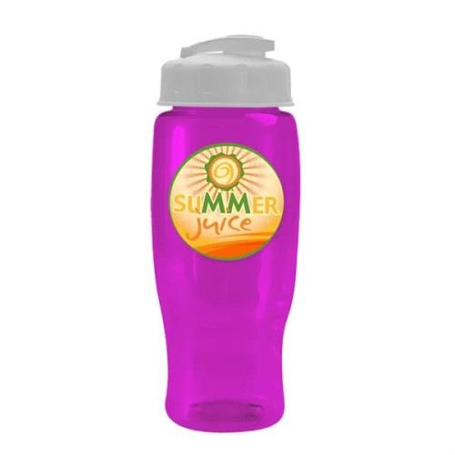 Garyline® Poly+ Recycled Bottle with Flip-Top Lid - 27 oz.