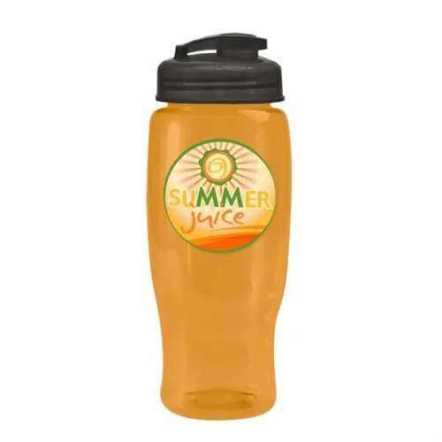 Garyline® Poly+ Recycled Bottle with Flip-Top Lid - 27 oz.