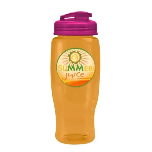 Garyline® Poly+ Recycled Bottle with Flip-Top Lid - 27 oz.