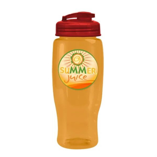 Garyline® Poly+ Recycled Bottle with Flip-Top Lid - 27 oz.