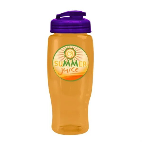 Garyline® Poly+ Recycled Bottle with Flip-Top Lid - 27 oz.