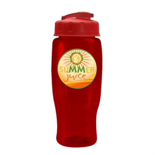 Garyline® Poly+ Recycled Bottle with Flip-Top Lid - 27 oz.