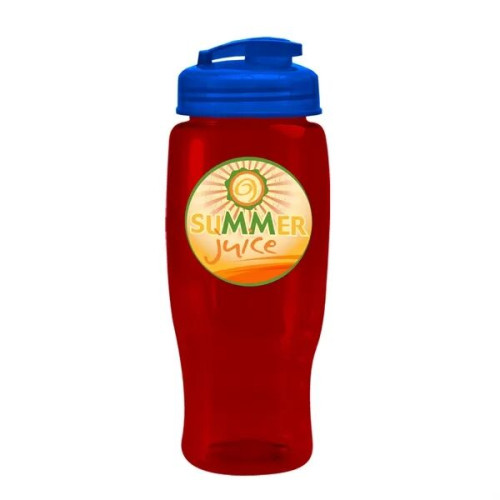 Garyline® Poly+ Recycled Bottle with Flip-Top Lid - 27 oz.